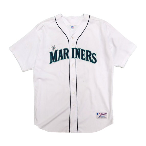 MLB Seattle Mariners (Ken Griffey Jr.) Men's Cooperstown Baseball Jersey.