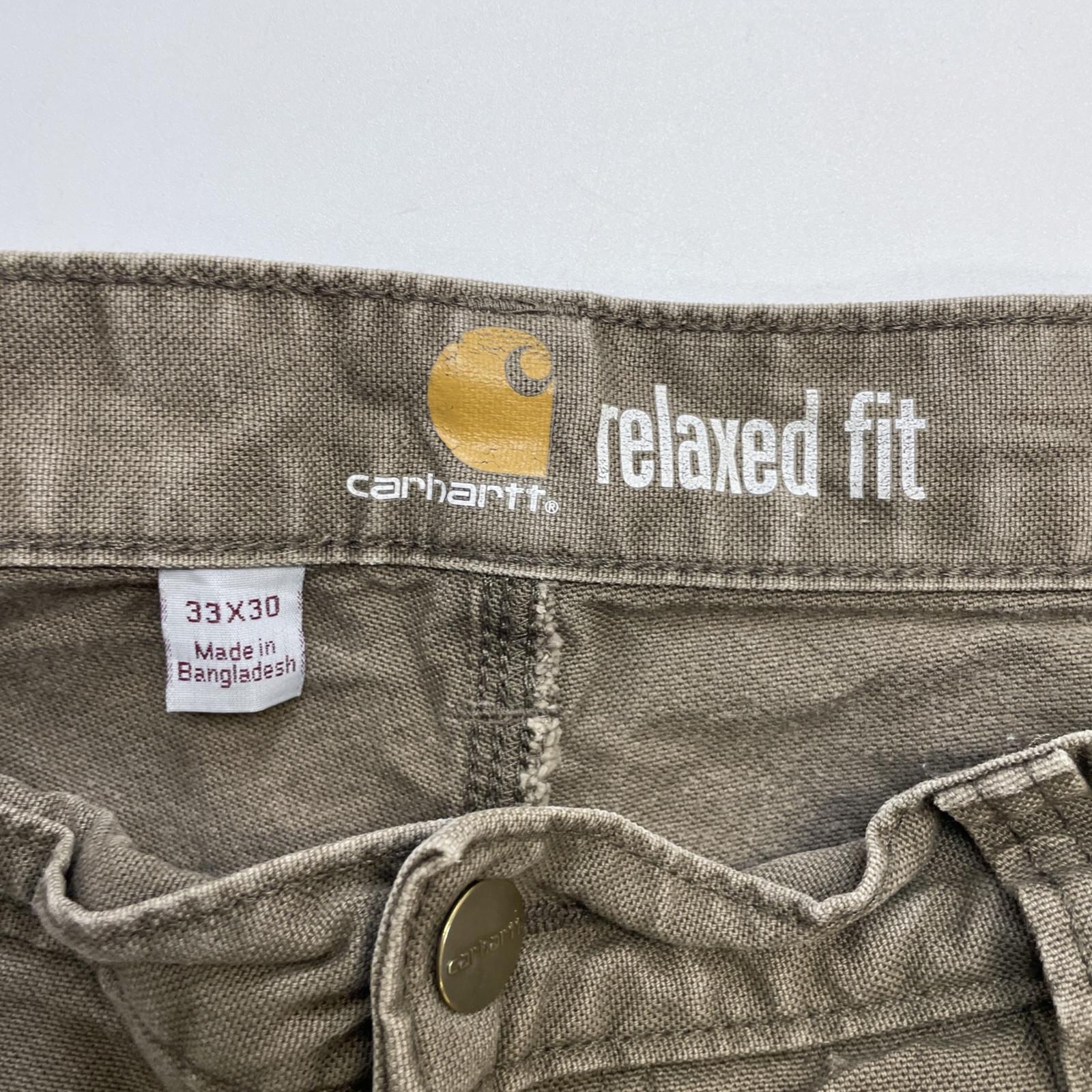 carhartt painter pants made in usa 33×30 Carhartt Carpenter Work Pants Size 33 X 30 Green - Etsy