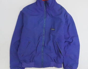 Vintage Patagonia Fleece Lined Bomber Jacket Size Medium 90s