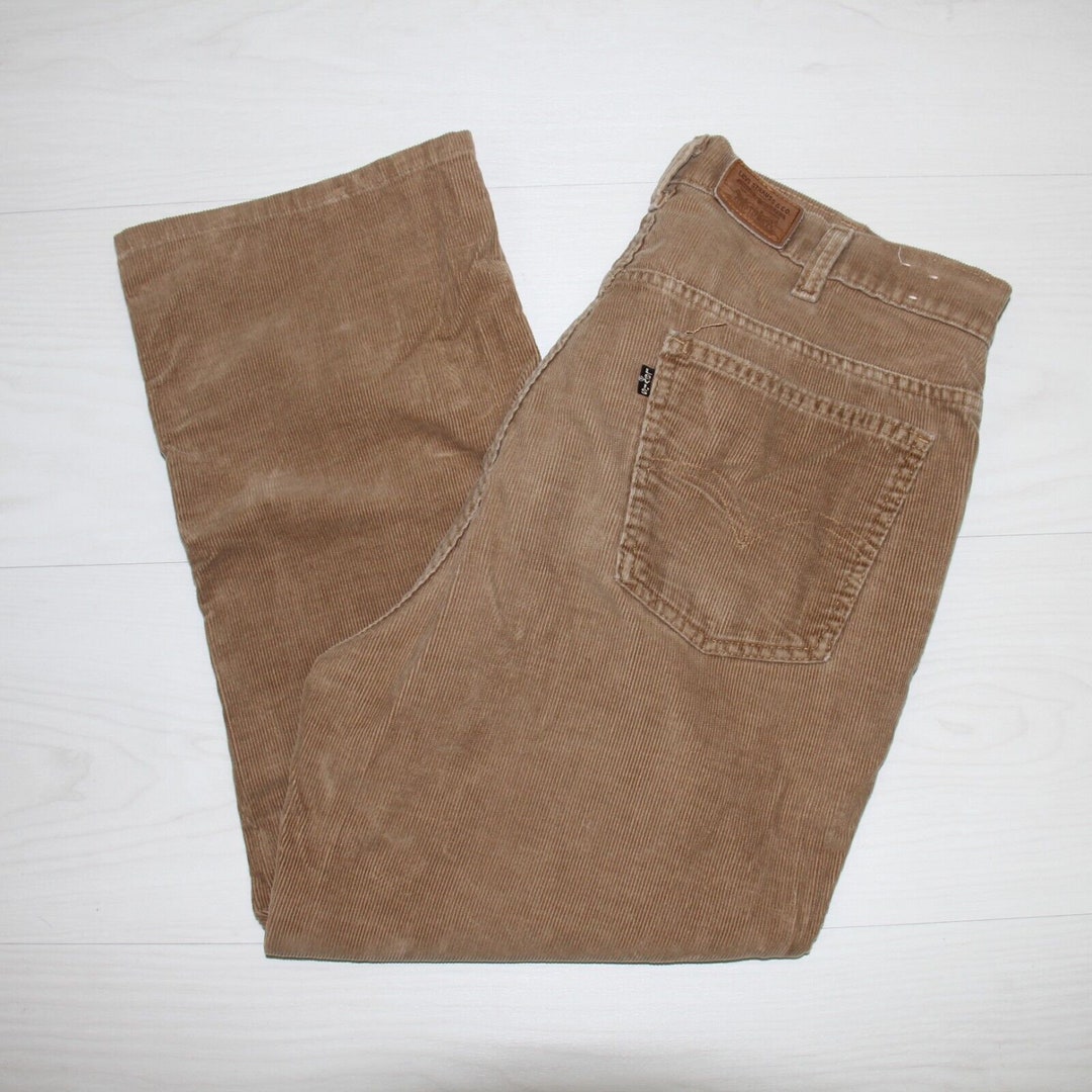 Pantalon Levi's Vintage Clothing 1970s 519 - Velours Côtelé Noir - Neuf Avec étiquettes