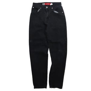 90s Silvertab Loose Black Denim USA製 Vintage 90s Levi's Silvertab 560 Charcoal Black Denim Jeans
