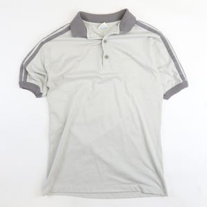 Vintage Adidas Trefoil Tennis T-Shirt Size Medium 80s 90s