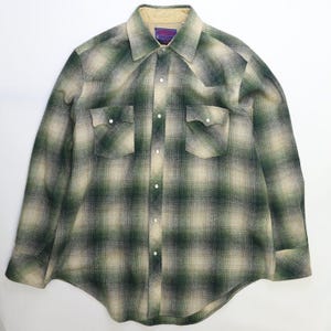トップス 70s PONDEROSA BOARD SHIRT Vintage 70s Ponderosa Wool/nylon Shirt Jac Size M. - Etsy