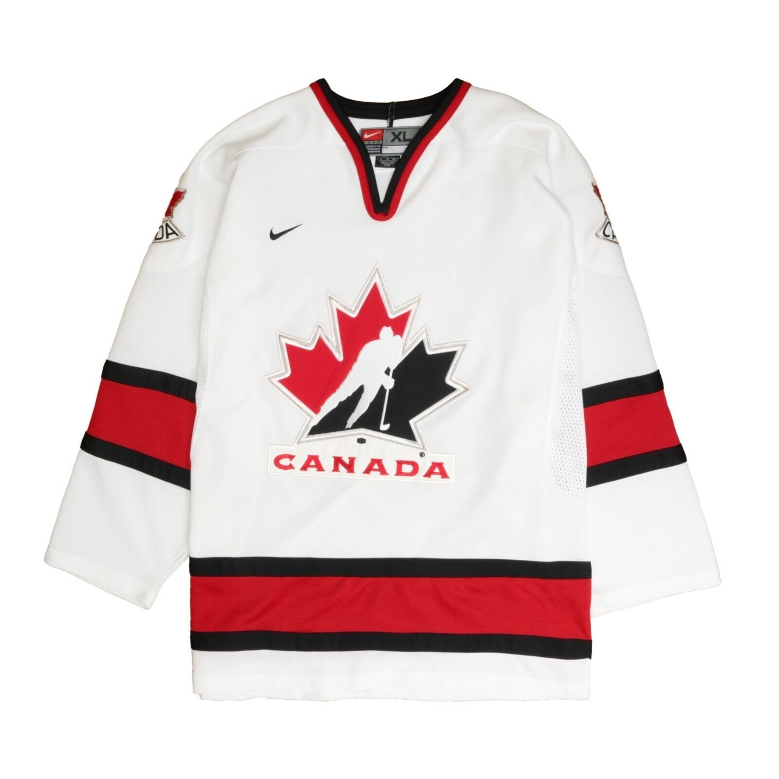 Nike Vancouver Olympics 2010 Canada Hockey Jersey LARGE Stitched  Embroidered