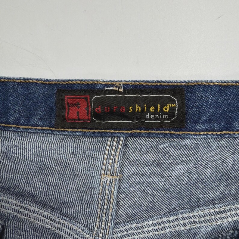 Pantalones vaqueros de trabajo Wrangler Riggs de mezclilla vintage, talla 38 x 34. imagen 7