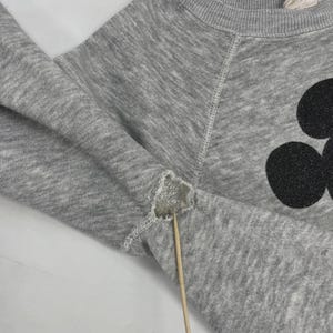 Vintage Micky Maus Disney Crewneck Sweatshirt Größe L 80er Jahre Bild 7