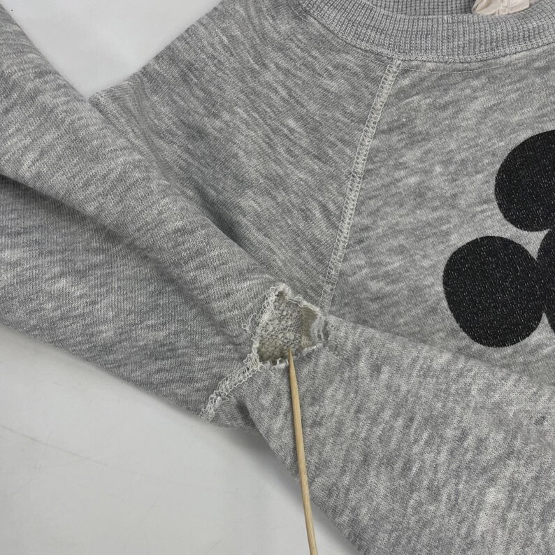 Vintage Micky Maus Disney Crewneck Sweatshirt Größe L 80er Jahre Bild 7
