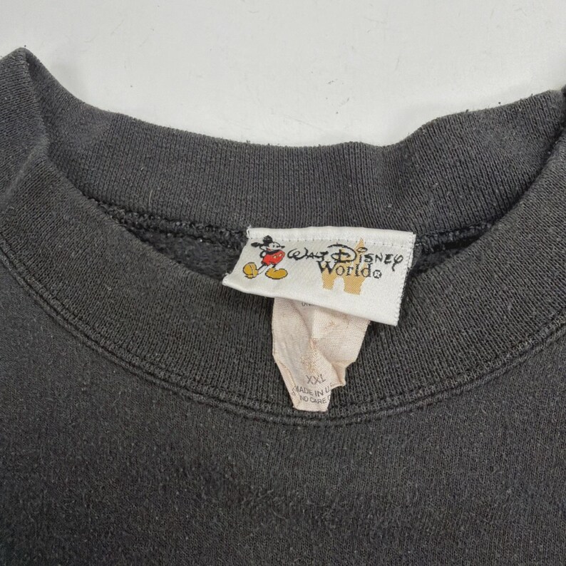 Vintage Mickey Mouse Walt Disney World Crewneck Sweatshirt Size 2XL 90s image 3