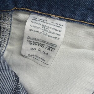 Pantalones vaqueros de trabajo Wrangler Riggs de mezclilla vintage, talla 38 x 34. imagen 3
