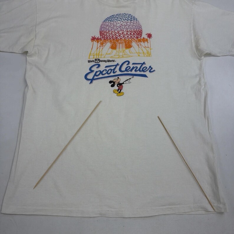 Vintage Walt Disney World Epcot Center T-Shirt Size XL 90s image 7