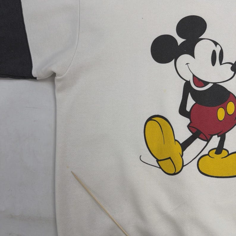 Vintage Mickey Mouse Disney Crewneck Sweatshirt Size Large 80s 90s image 7