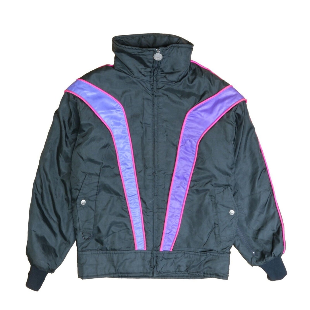 Vintage Yamaha Snowmobile Racing Jacket Size Medium Black Etsy