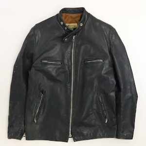 Vintage Brimaco Leather Cafe Racer Motorcycle Jacket Size Medium