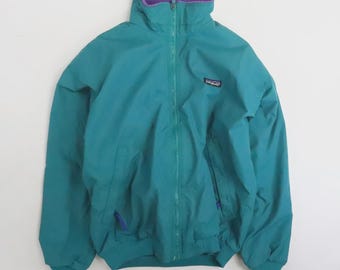 Chaqueta bomber vintage Patagonia con forro polar, talla 12 para mujer, años 90.