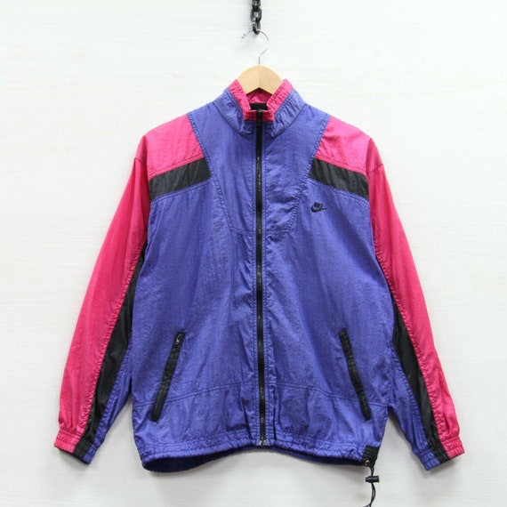 pink and purple windbreaker