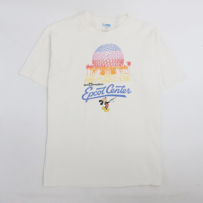 Vintage Walt Disney World Epcot Center T-Shirt Size XL 90s image 1