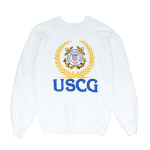 Vintage United States Coastal Guard Crest Sweatshirt Crewneck Size XL USCG 90s