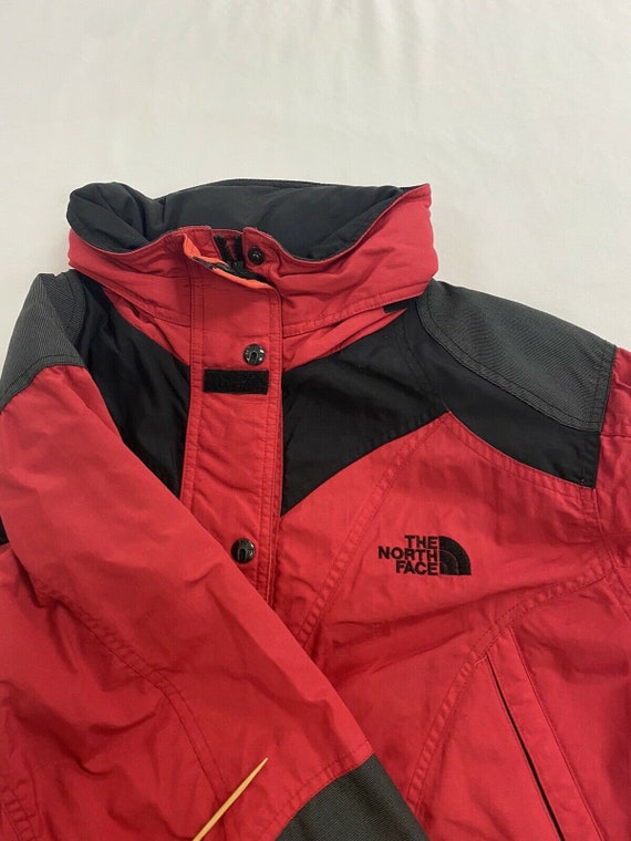 Vintage The North Face Extreme Light Ski Jacket Womens Size 10 Black \u0026 Red 90s