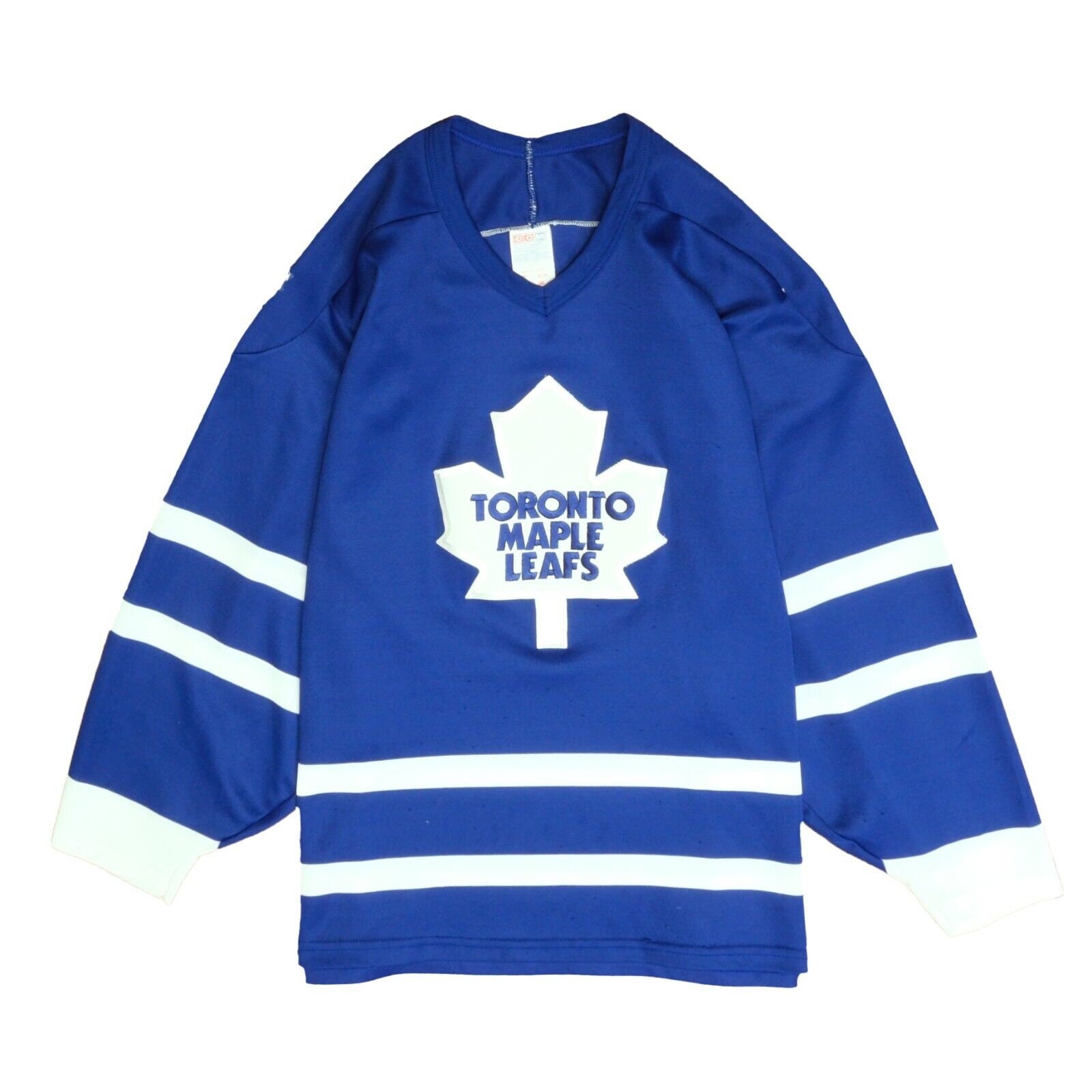 Vintage Toronto Maple Leafs Ccm Hockey Jersey Size Small Blue Nhl Made In  Canada