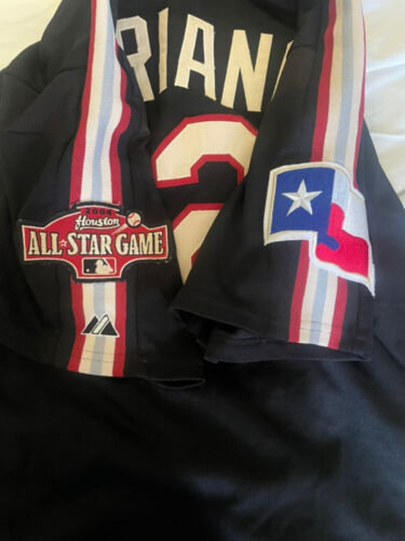 Vintage American League All Star Alfonso Soriano Majestic Jersey Large 2004 MLB