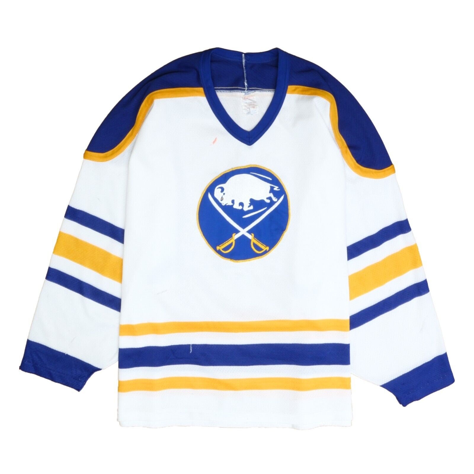 Authentic Late 1980s Buffalo Sabres Jersey Large CCM Ultrafil Semi Pro