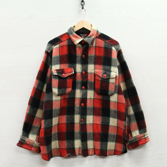 Vintage Woolrich Wool Shirt Jacket 