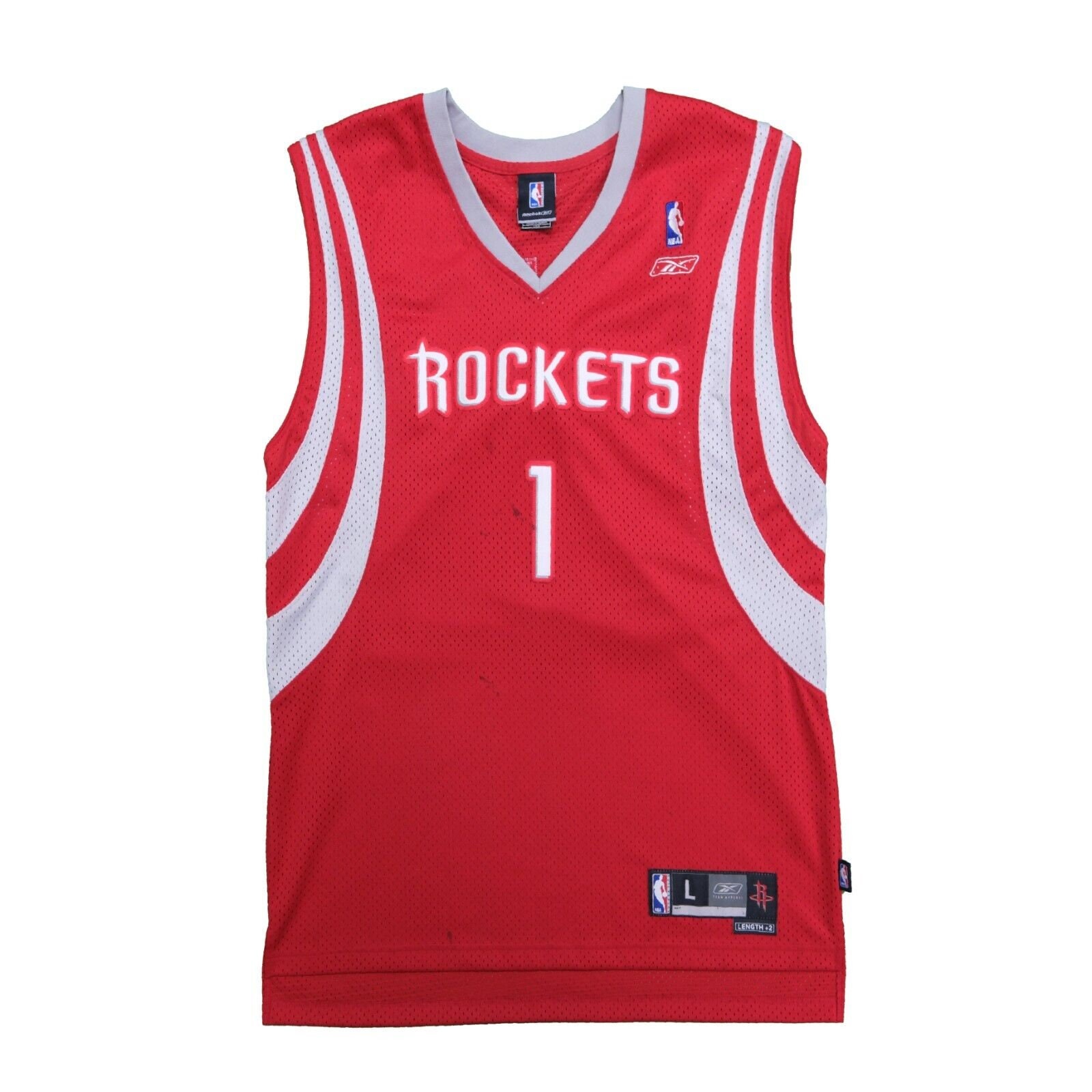 Reebok, Shirts, Houston Rockets Tracy Mcgrady Reebok Nba Jersey L