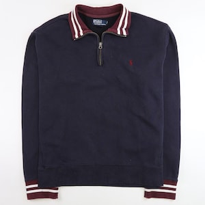Vintage Polo Ralph Lauren 1/4 Zip Sweater Size XL Pullover
