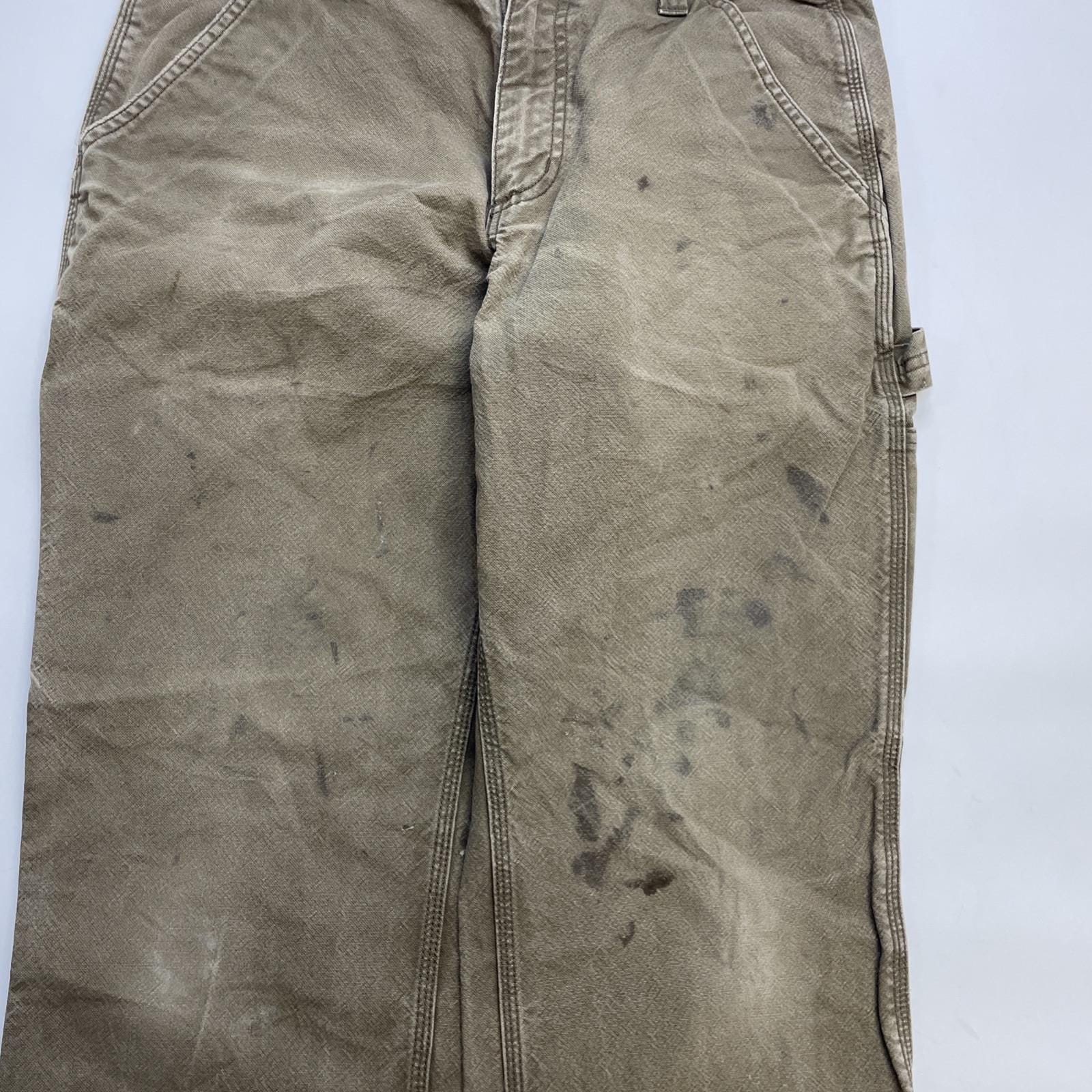 Carhartt Carpenter Work Pants Size 33 X 30 Green - Etsy