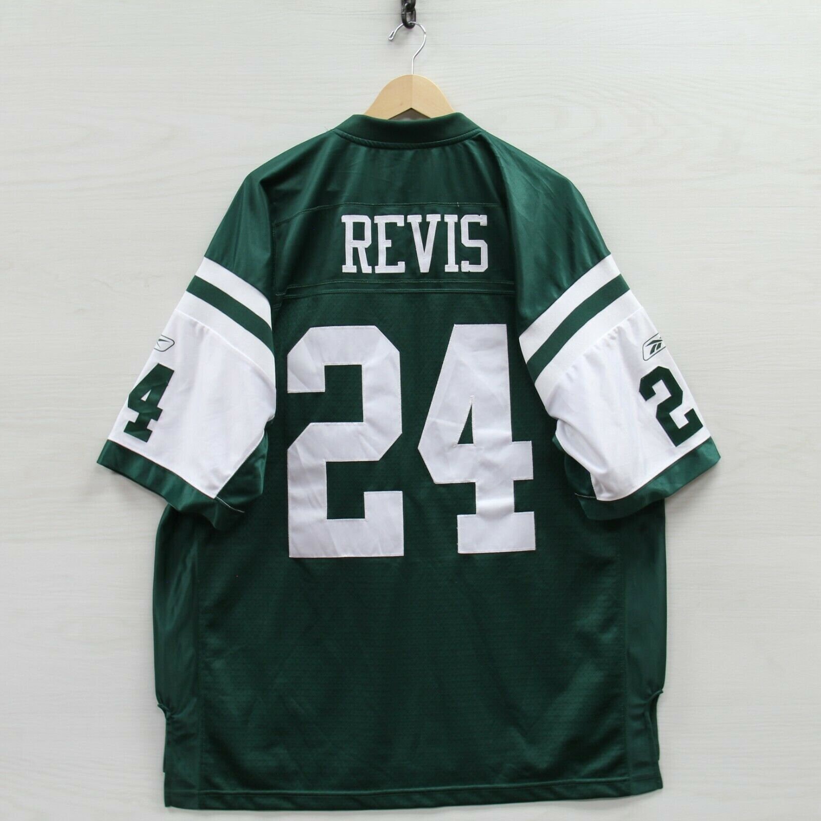 2007 Darrelle Revis New York Jets Authentic White Reebok NFL Jersey