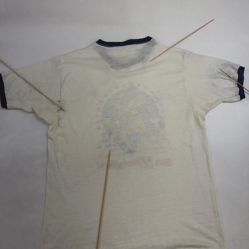 Vintage Mickey Mouse America On Parade Walt Disney World Ringer T-Shirt Large image 8