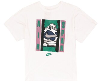 Vintage Nike Air Span T-Shirt Size Large Single Stitch White 90s