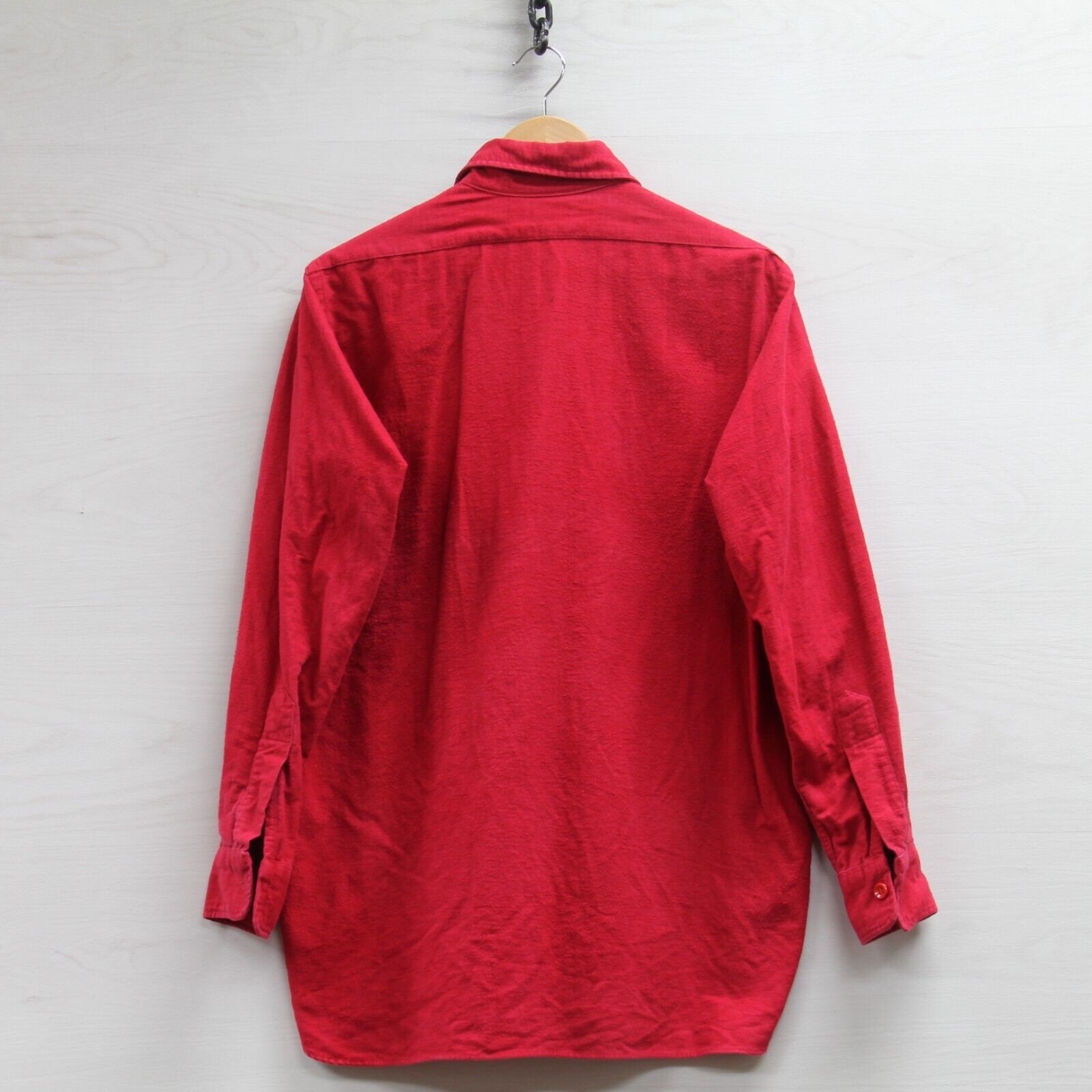 Vintage LL Bean Button up Shirt Size 15 1/2 Red 70s Long Vintage LL Bean Button up Shirt Size 15 1/2 Red 70s Long