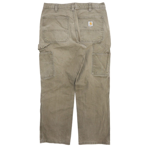 carhartt painter pants made in usa 33×30 Carhartt Carpenter Work Pants Size 33 X 30 Green - Etsy