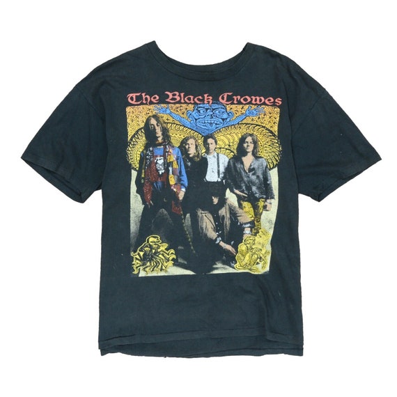 【第1位獲得！】 T-shirt Crowes Black the Vintage Size Tee Band Black XL トップス