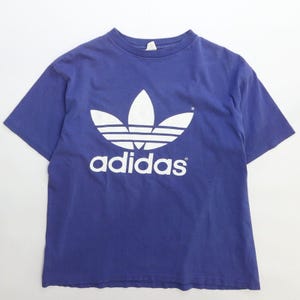 Vintage Adidas Early 80's T-shirt| Size Medium| Trefoil