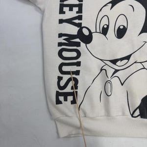 Vintage Mickey Mouse Disney Sweatshirt Size Large Double Sided 90s image 9