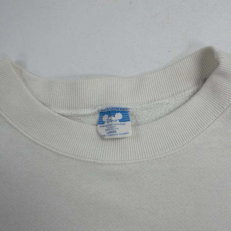 Vintage Mickey Mouse Disney Crewneck Sweatshirt Size Large 80s 90s image 3