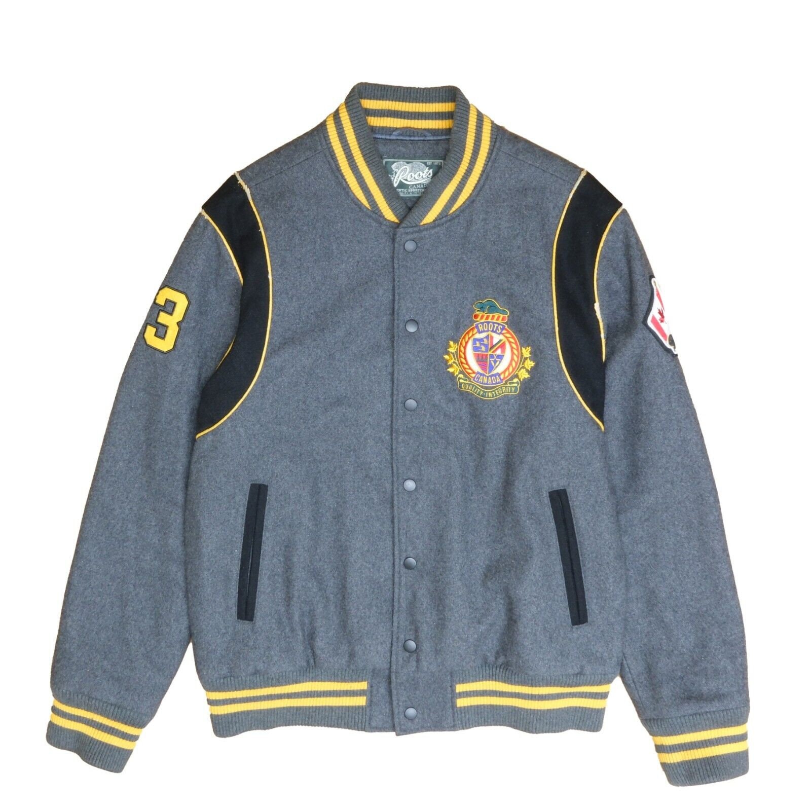 Roots, Jackets & Coats, Letterman Jacket By Roots Kids Maple Leafs Hockey
