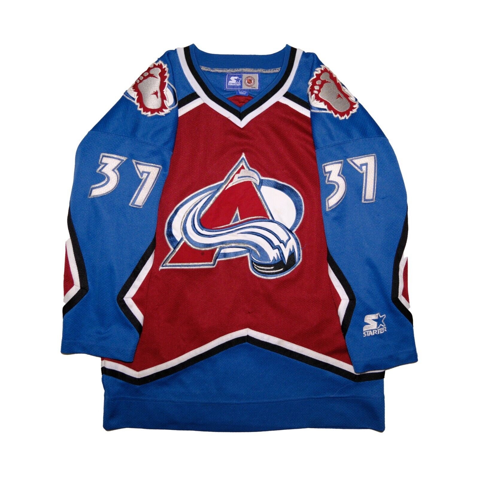 Vintage CCM Colorado Avalanche NHL Hockey Stitched Jersey 