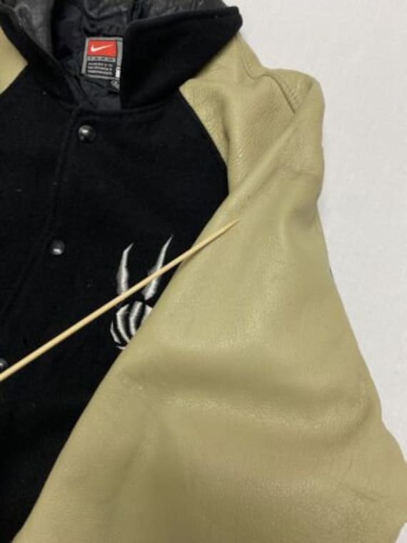 Vintage Toronto Raptors Nike Leather Wool Varsity Jacket Size -  Israel