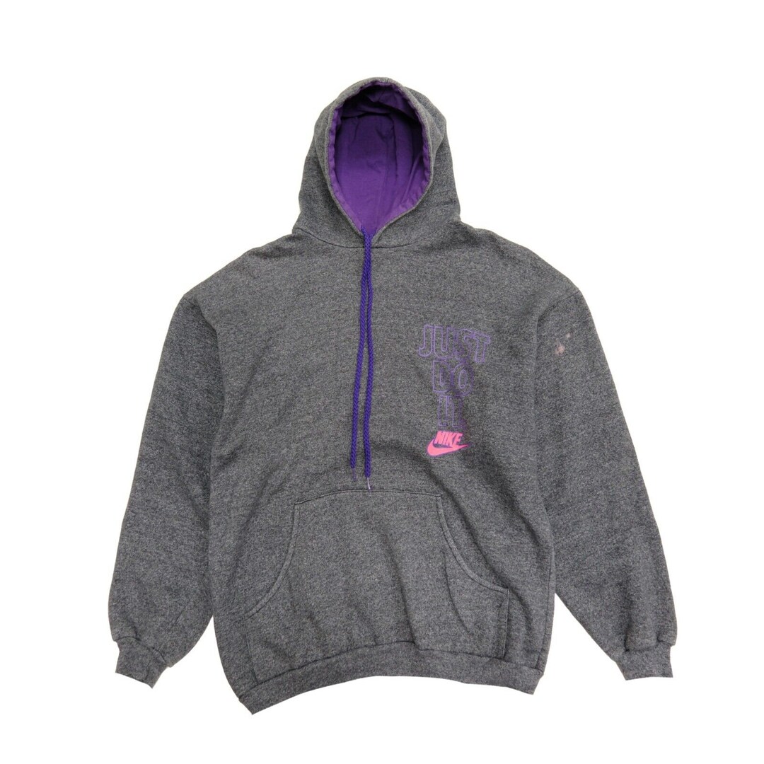 Broncos Grauer Nike Hoodie Vintage Nike Just Do It Sweatshirt