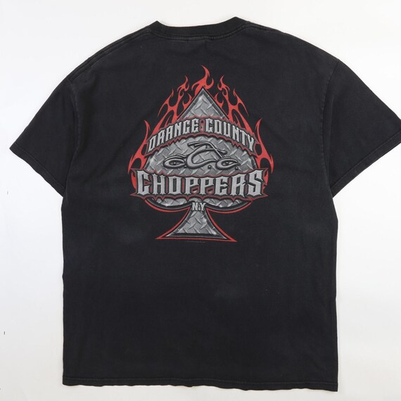 【美品】オレンジカウンティ チョッパーズ Tシャツ バイカー 古着 オレンジ・カウンティ・チョッパーズ 両面プリントTシャツ バイカー