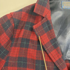 Vintage Pendleton Wool Chore Shirt Jacket Size Large Plaid image 7