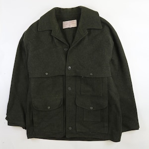 80s~90s USA製 FILSON wool hunting coat Vintage 1980s Filson Mackinaw Wool Cruiser Jacket 100% Wool