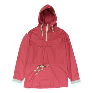 Vintage Woolrich Anorak Windbreaker Light Jacket Size Large Red