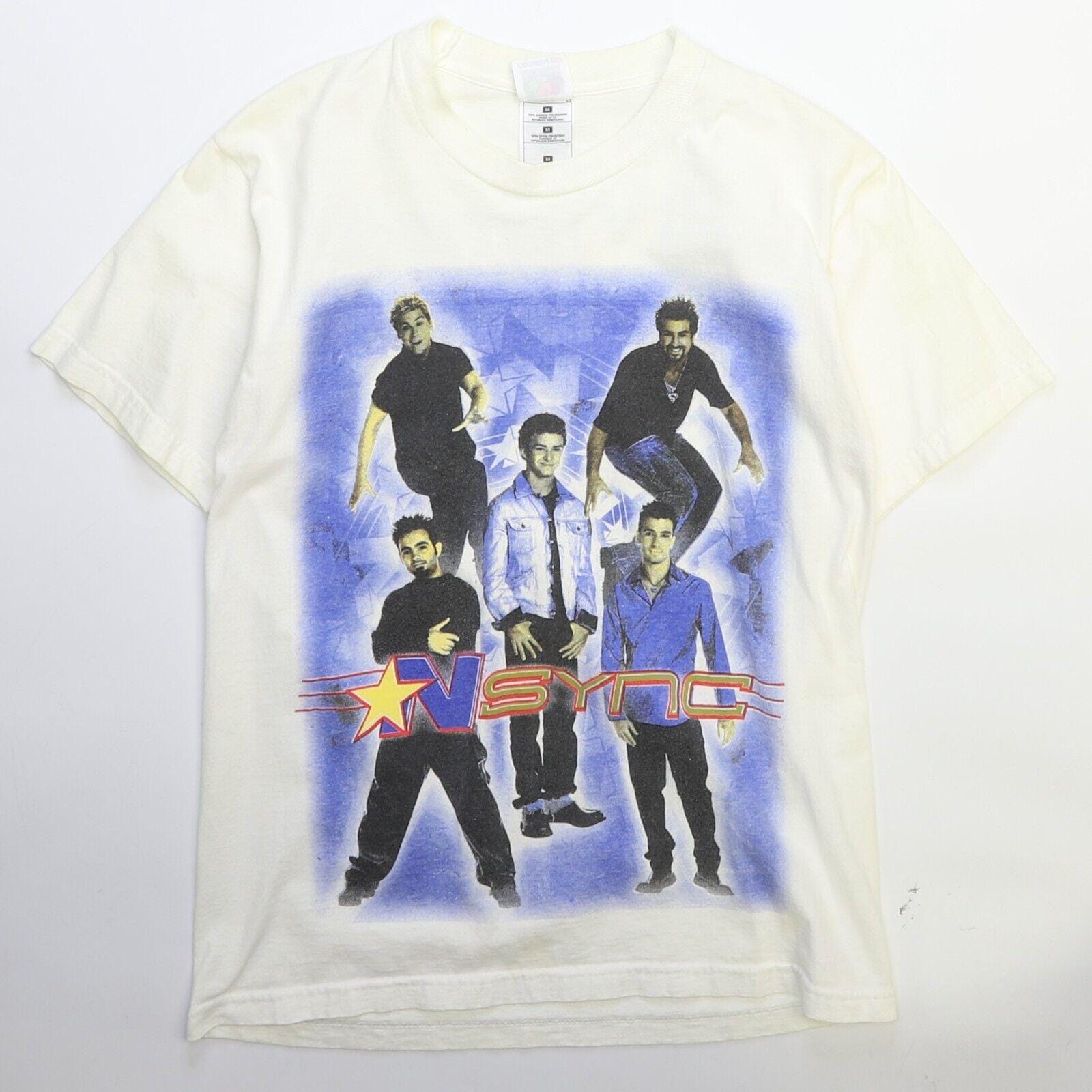 vintage NSYNC No Strings Attached Tour T-shirt taille moyenne t-shirt 2000