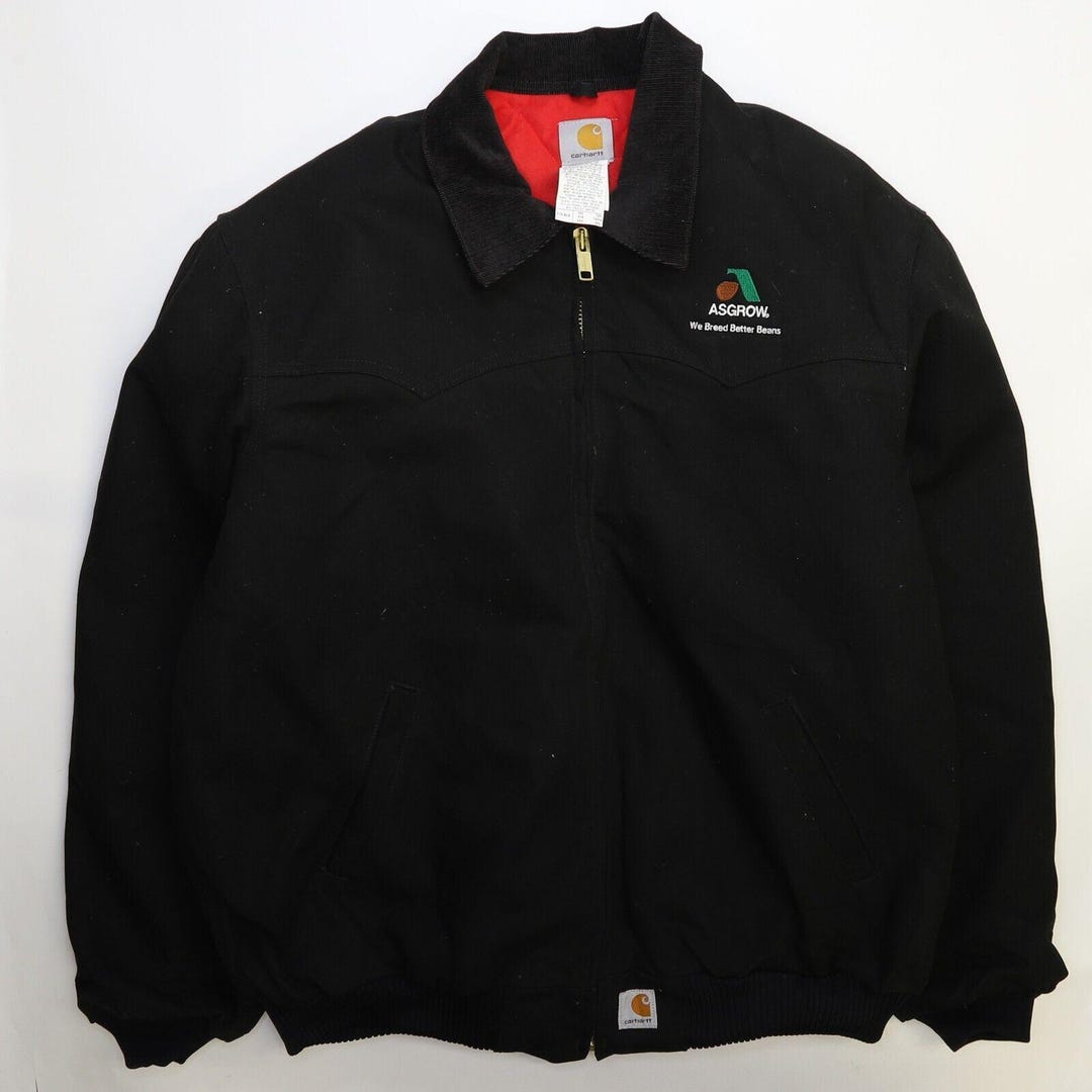 Vintage Carhartt Canvas Santa Fe Western Work Jacket Size 2XL Tall J13 ...
