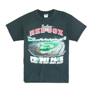 Screen Stars Shirts | Vtg 80s Boston Red Sox Green Monster Mens L Large MLB Single Stitch T Shirt Nwt | Color: Green/White | Size: L | Viperbusiness's
