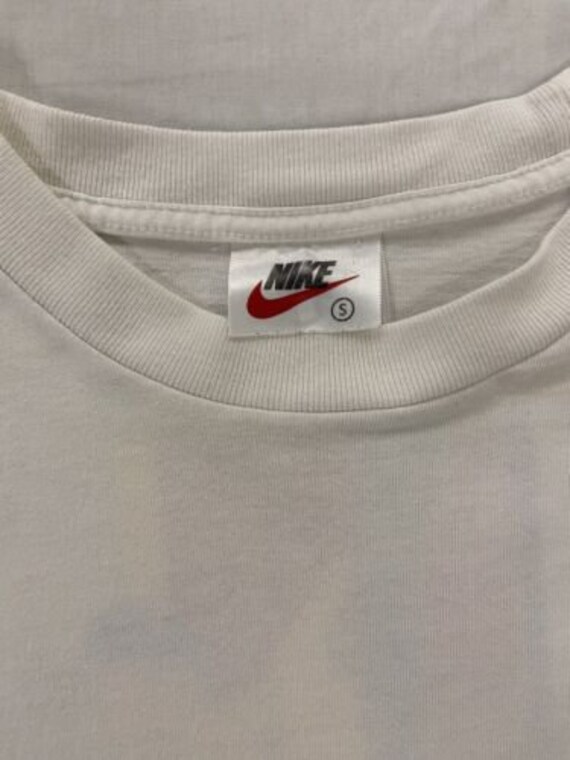 tdotvtg Vintage Hideo Nomo Baseball Nike T-Shirt Size Small White 90s
